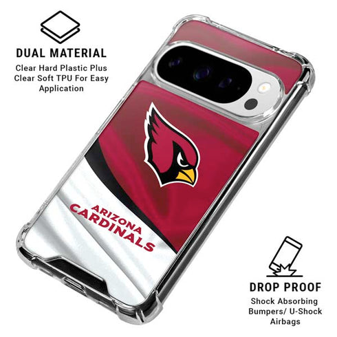 NFL Arizona Cardinals Google Pixel 10 Pro XL Clear Case